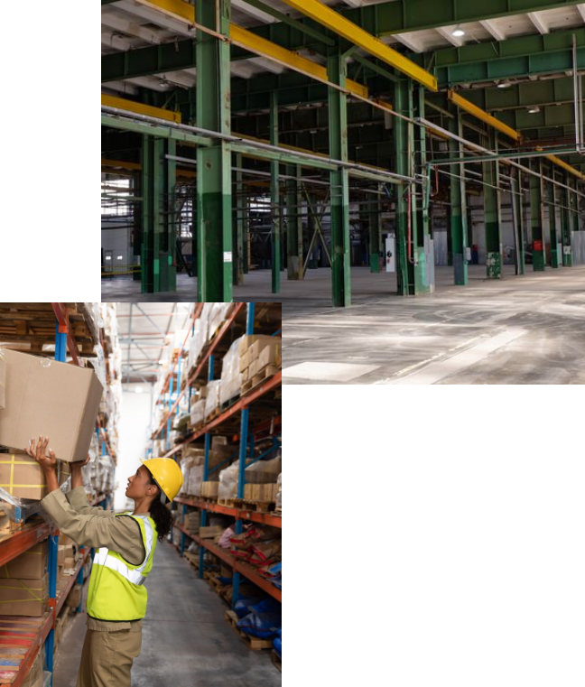 Two different warehouses