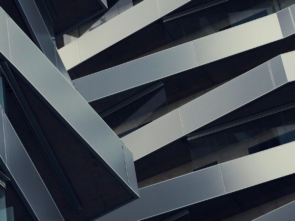 External shot of a building showing balconies at different angles